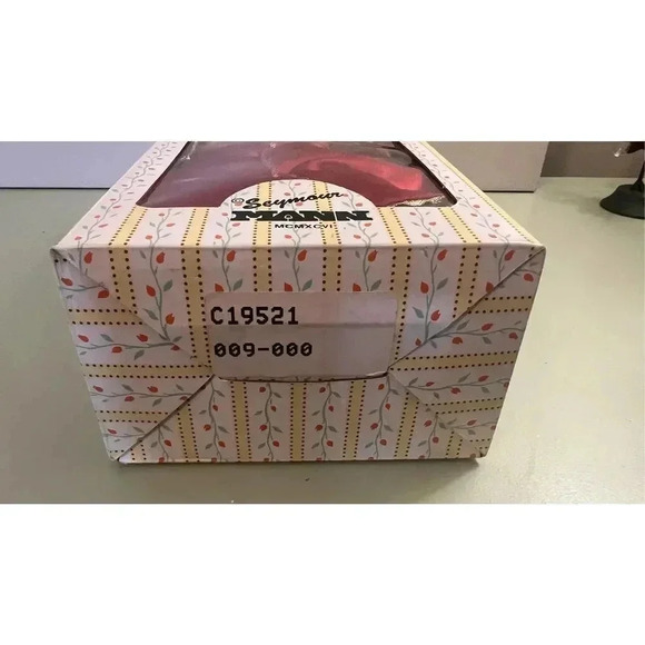 Vintage Seymour Mann Connoisseur Tree Topper Porcelain Strawberry Blonde Doll - Picture 6 of 13